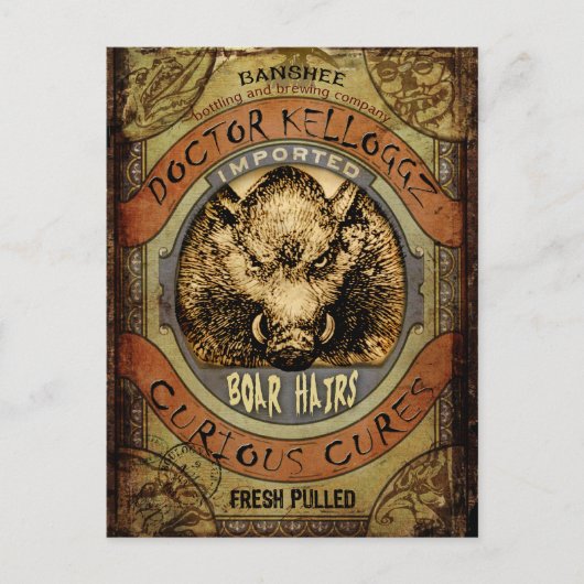 ボアヘア ポストカード (正面)