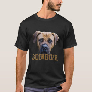 ボアボエル南アフリカマスチフレトロ Tシャツ