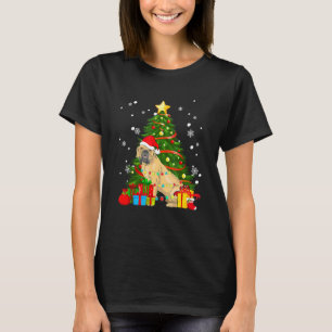 ボアボエル サンタ クリスマスツリー ライト パジャマ 犬 Xmas Tシャツ
