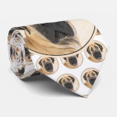 ボアボエ絵画ルの – かわいいオリジナルドッグアート ネクタイ (ロール)