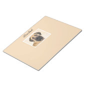 ボアボエ絵画ルの – かわいいオリジナルドッグアート ノートパッド (アングル)