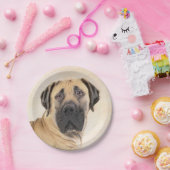 ボアボエ絵画ルの – かわいいオリジナルドッグアート ペーパープレート (パーティー)