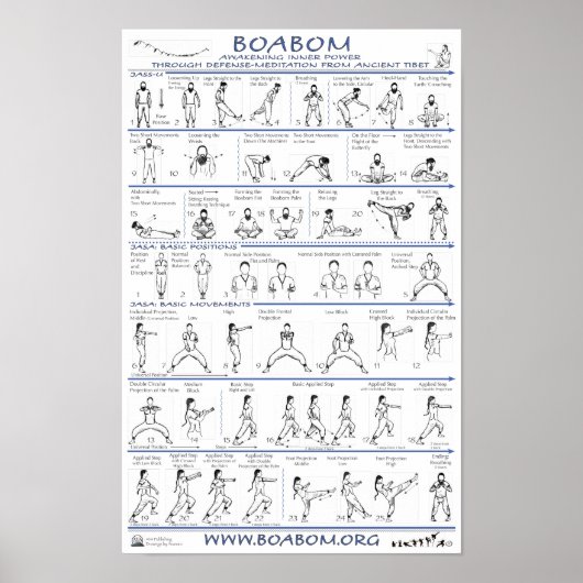 ボアボム：古代チベットからの防衛瞑想 ポスター (正面)