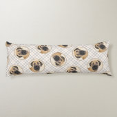 ボアボ絵を描エルの子犬の赤いマスティフ ボディピロー (裏面)