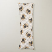 ボアボ絵を描エルの子犬の赤いマスティフ ボディピロー (正面縦)