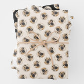 ボアボ絵を描エルの子犬の赤いマスティフ ラッピングペーパーシート (インサイチュ)