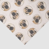 ボアボ絵を描エルの子犬の赤いマスティフ 薄葉紙 (詳細)