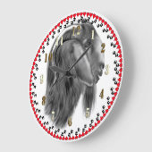 ボアヤギのスケッチ壁時計 ラージ壁時計 (傾斜)