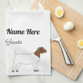 ボアヤパーソナライズされたギ キッチンタオル (四つ折り)