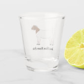ボアヤパーソナライズされたギ ショットグラス (裏面)