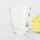 ボアヤパーソナライズされたギ ショットグラス (左)