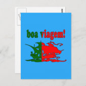ボアヴィアジェムグッドトリップインポルトガル – バケーションズ ポストカード (正面/裏面)