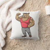 ボアーボディビルダーボディビルマッスル クッション (ブランケット)