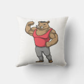 ボアーボディビルダーボディビルマッスル クッション (裏面)