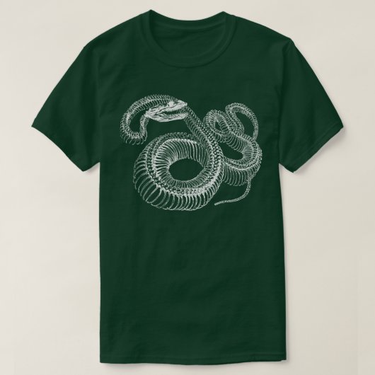 ボア収縮骨格 Tシャツ (デザイン正面)