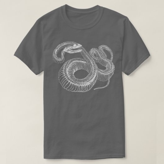 ボア収縮骨格 Tシャツ (デザイン正面)