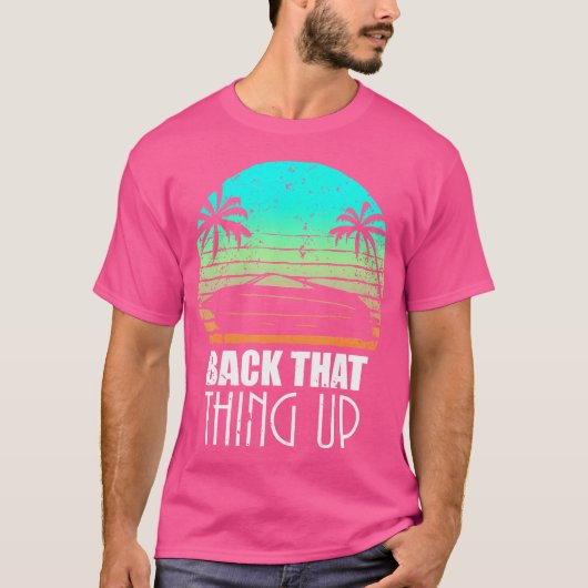 ボア ボート フィッシング キャンプ 楽しい Tシャツ (正面)