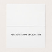 ボイオーバーアーティストトレンディーイエロービジネスカード 名刺 (内部フラット)