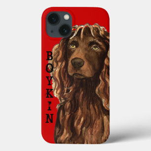 ボイキンスパニエル犬カラーブロック iPhone 13ケース