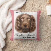 ボイキンスパニエル犬ギフト クッション (ブランケット)