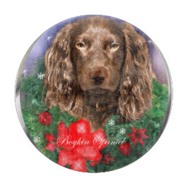 ボイキンスパニエル犬クリスマス カッティングボード