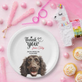 ボイキンスパニエル犬ドッグウェディングレセプション ペーパープレート (パーティー)