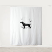 ボイキンスパニエル犬ドッグ – ハロウィンムーンシルエットクラ タペストリー (正面)