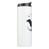 ボイキンスパニエル犬ドッグ – ハロウィンムーンシルエットクラ タンブラー (回転左)