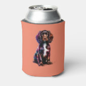 ボイキンスパニエル犬ドッグ 缶クーラー (缶裏面)