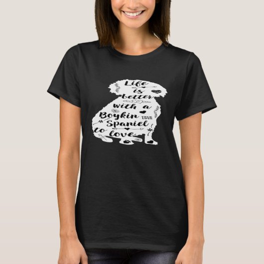 ボイキンスパニエル犬用ボイキンスパニエル犬犬 Tシャツ (正面)