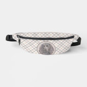 ボイキンスパニエル犬絵を描ズリトルブラウンLBDドッグアート ファニーパック (正面)