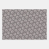 ボイキンスパニエル犬絵を描ズリトルブラウンLBDドッグアート ラッピングペーパーシート (正面3)