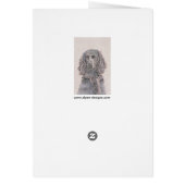 ボイキンスパニエル犬絵画ズ – かわいいオリジナルドッグアート (裏面)