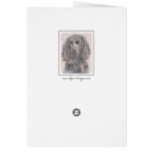 ボイキンスパニエル犬絵画ズ – かわいいオリジナルドッグアート (裏面)