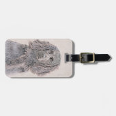 ボイキンスパニエル犬絵画ズ – かわいいオリジナルドッグアート ラゲッジタグ (正面横)