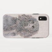 ボイキンスパニエル犬絵画ズ – かわいいオリジナルドッグアート Case-Mate iPhoneケース (裏面(横))