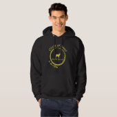 ボイキンスパニエル犬Tシャツフード付きスウェットシャツ パーカ (正面フル)
