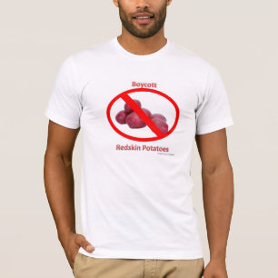 ボイコットのアメリカインディアンのポテト Tシャツ