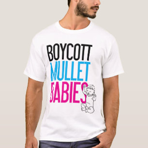 ボイコットのマレットのベビー(白だけ) Tシャツ