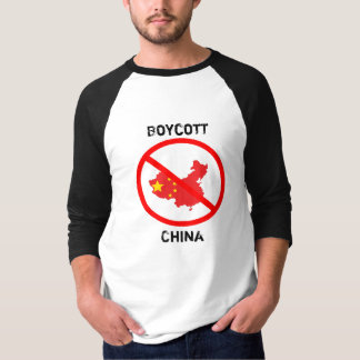 ボイコットの中国 Tシャツ