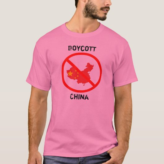 ボイコットの中国 Tシャツ (正面)