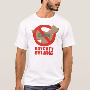 ボイコットの北京のTシャツ Tシャツ