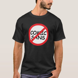 ボイコットの漫画Sans Tシャツ
