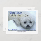 ボイコットカナダ ポストカード (正面/裏面)