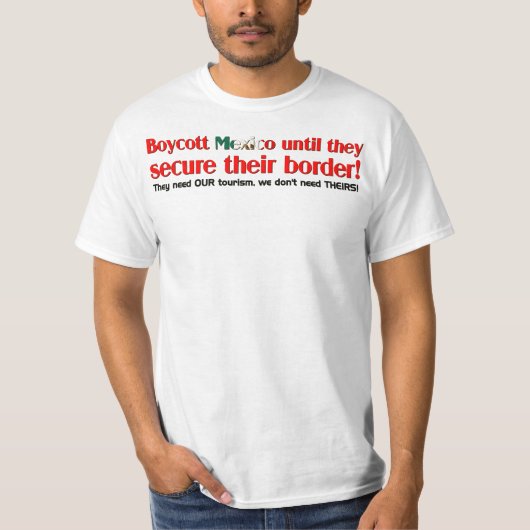 ボイコットメキシコ Tシャツ (正面)