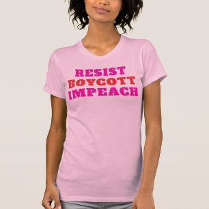 ボイコット弾劾に抵抗せよ Tシャツ