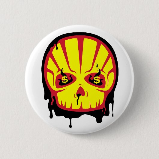 ボイコット$hellピン 缶バッジ (正面)