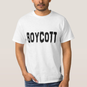 ボイコット。 Tシャツ