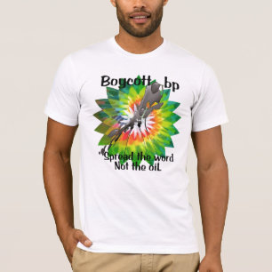 ボイコットbpのTシャツの絞り染めは単語を広げました Tシャツ
