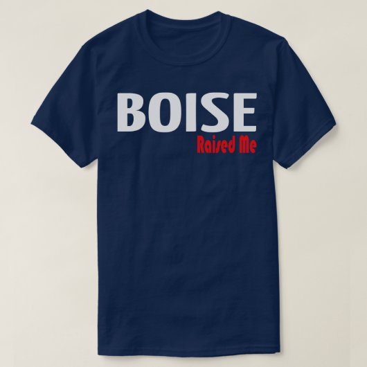 ボイシが私を育てた 2 Tシャツ (デザイン正面)